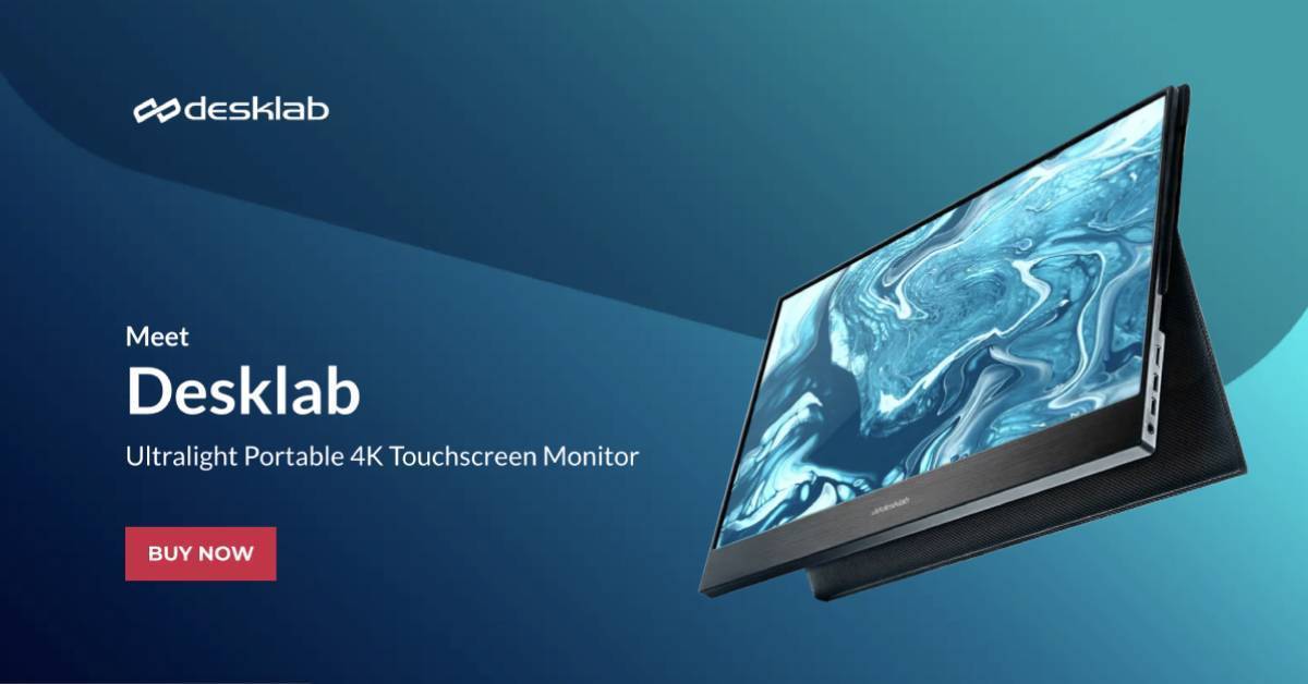 Best Portable 4K Touchscreen Gaming Laptop | Desklab Monitor