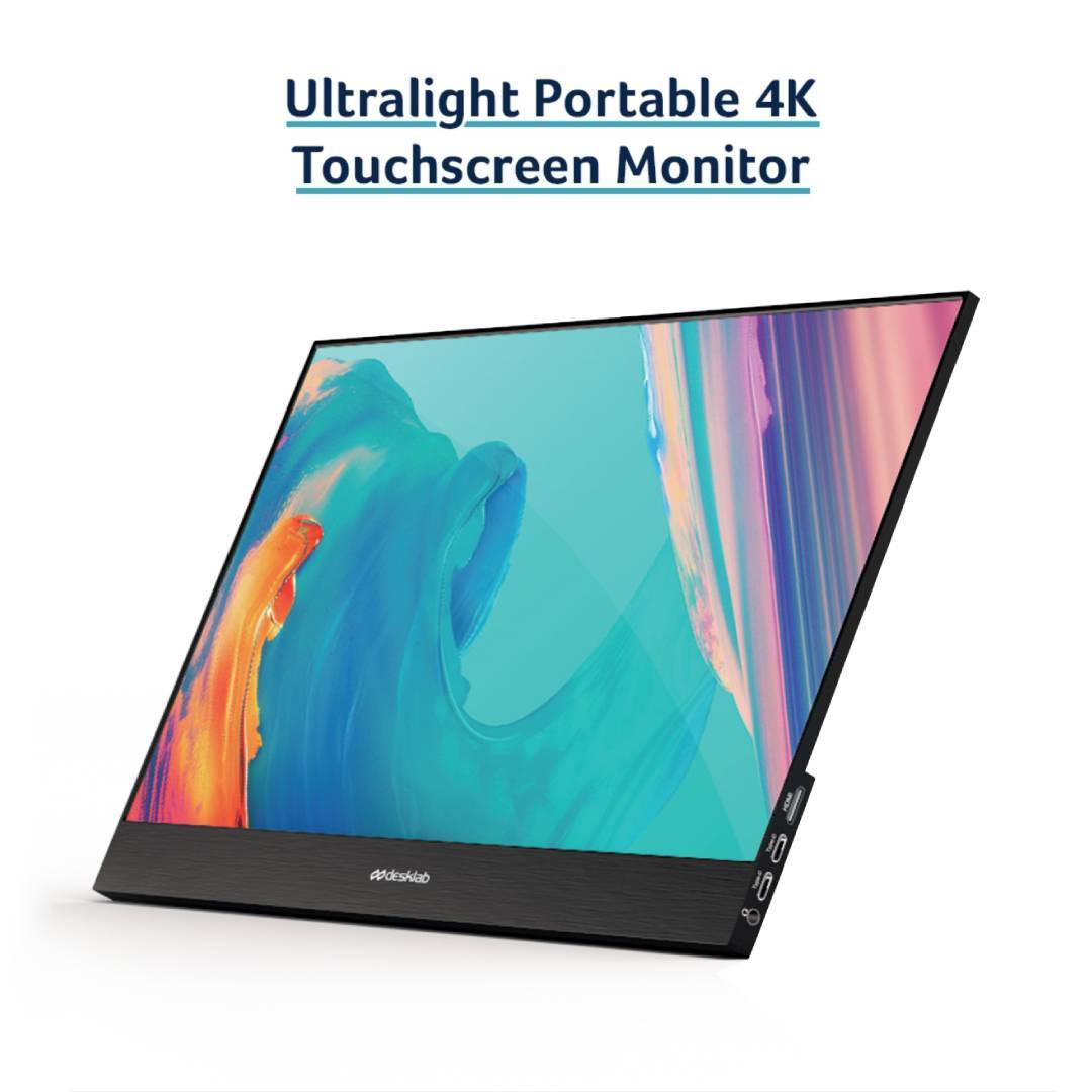 15.6 4K portable monitor with stylus support