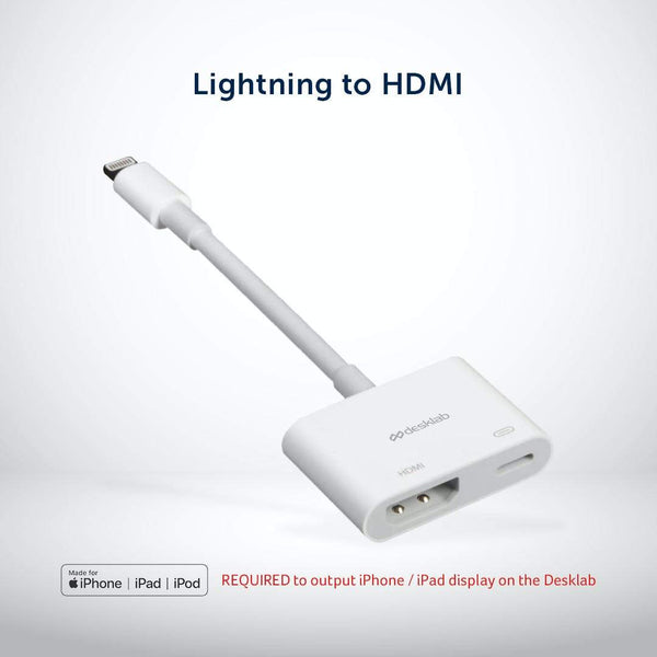 Cable HDMI Adaptador Compatible Lighting IPhone 5 / IPhone 6 / IPad -  Doctor Tronic